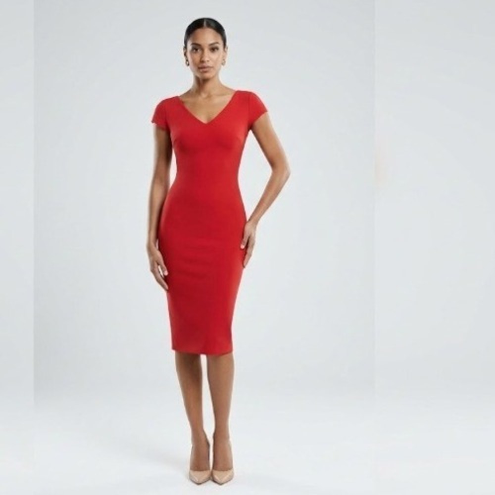 Chiara Boni La Petite Robe RED Casual Dress Size 8